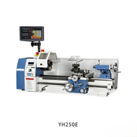 Tour à métaux électronique manuel YH250E neuf pour machine de tournage à commande électrique, usage domestique, éducatif, atelier de bricolage
