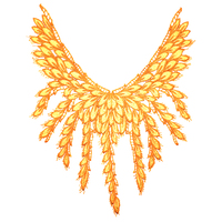 Poitrine Fleurs Broderie Dentelle Diy Accessoires De Mode Applique Patchs Conception Personnalisé Évider 3D Polyester Spot Couleur Vêtements