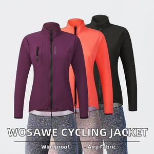 <span class=keywords><strong>Maglia</strong></span> da <span class=keywords><strong>ciclismo</strong></span> a maniche lunghe <span class=keywords><strong>maglia</strong></span> antivento e traspirante giacca a vento all'ingrosso personalizzata - Product Image 2