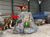   Modèle de simulation de rocherie avec pterosaure à vendre