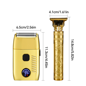Afeitadora Portátil USB Recargable para Hombre, Cuchilla Recíproca para Afeitar la Barba, Kit de Cuidado Facial, Afeitadora Doméstica para Uso en el Hogar - Product Image 3