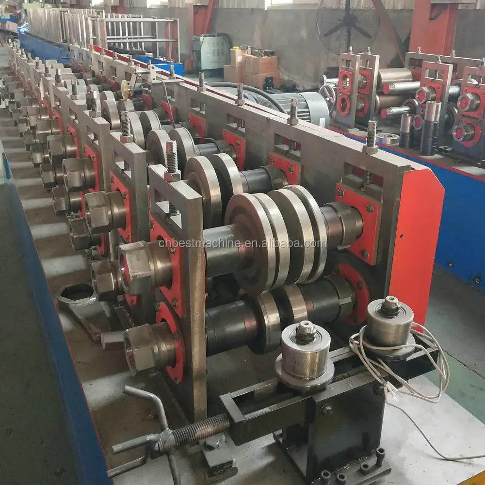 Plc Control T Bar Grid Ceiling Roll Forming Machine