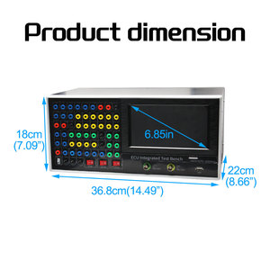 Plataforma de Prueba de ECU para Gasolina y Diésel con Soporte CAN/LIN/K Bus, Osciloscopio Integrado de Doble Canal y <span class=keywords><strong>Simulador</strong></span> de Señales de Sensor - Product Image 2