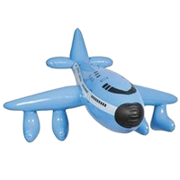 OEM PVC gonflable 747 avion jouet en vinyle souple modèle 3D petit avion gonflable pour enfants décorations de fête et cadeaux promotionnels