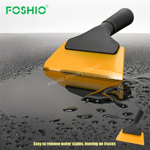 Foshio tùy chỉnh cửa sổ Tint công cụ nước gạt nước <span class=keywords><strong>Ice</strong></span> <span class=keywords><strong>scraper</strong></span> xử lý cao su lưỡi giống cây chổi - Product Image 2