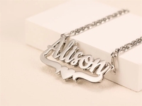 Collar de Cadena Figaro de Acero Inoxidable Chapado en Oro Personalizado con Certificación CE, Joyería para Fiesta