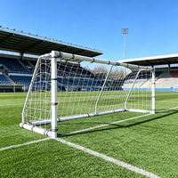 But de football amovible en PVC léger de 68 mm, filet de but de football durable, mobile, robuste, de niveau professionnel pour les jeunes
