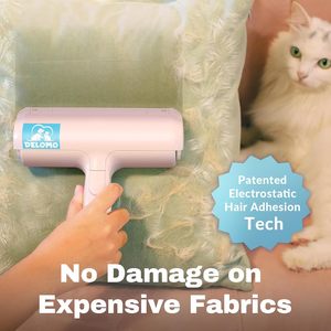 OEM ODM Custom Logo Color Reusable Cat Dog <b>Pet</b> Fuzz Fur Lint Cleaner Roller Hair Remover Removal Tool for Furniture Couch Carpet - Product Image 2