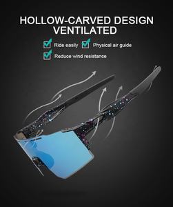 Безрамные байкерские очки большого размера для рыбалки поляризованные велосипедные солнцезащитные очки для езды на велосипеде Заводские солнцезащитные очки унисекс спортивные солнцезащитные очки - Product Image 4