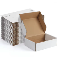 Boîte d'expédition en carton ondulé vide de taille personnalisée en relief pour l'emballage de perruque de parfum alimentaire