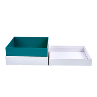 Boîtes en carton rigide personnalisées, réutilisables, élégantes et de petite taille, avec lamination UV mate, couvercle et base amovibles, emballage cadeau 2 pièces