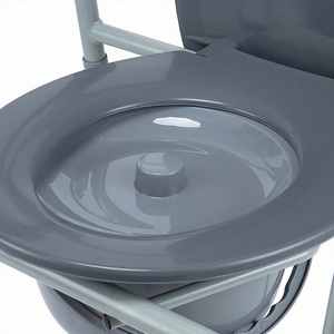 Chaise de toilette Kangjian avec seau, hauteur réglable pour personnes âgées et femmes enceintes - Product Image 3