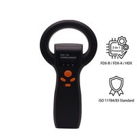 Lector de Etiquetas RFID Multiprotocolo FDX-B FDX-A HDX, Escáner de Microchip con Pantalla a Color de 1.14 Pulgadas