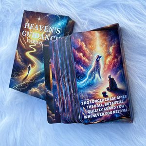 Baraja de Oráculos del Cielo Parlante de 54 <span class=keywords><strong>Cartas</strong></span> Personalizada al por Mayor, Mensajes de Guía Espiritual para Seres Queridos, Papel Ecológico a Todo Color - Product Image 5