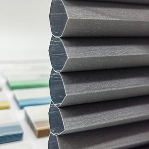 맞춤형 사이즈 방음 암막 창문 블라인드 침실용 주야간 전동 스마트 허니콤 쉐이드 블라인드 원단 - Product Image 1