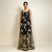 Abaya élégante de luxe pour adultes, en polyester et dentelle, à manches longues, avec accents dorés, pour le printemps et l'automne, mode du Moyen-Orient, Dubaï