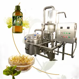 Machine d'extraction d'huile essentielle naturelle machine d'extraction d'huile essentielle automatique fleur