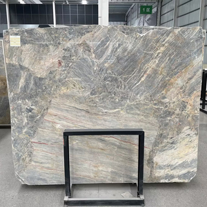 TMZ STONE OEM/ODM - Azulejos de Pared y Piso Interiores Modernos, Impermeables, para Uso en Hoteles, Losas de Mármol Natural Gris Pulido, Duraderas y de Lujo - Product Image 5