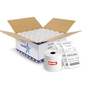 Thermische Ster Premium Thermisch Papier 80Mm * 80Mm Goede Prijs Voor Voorbedrukte Thermisch Papier Roll 150x 100mm