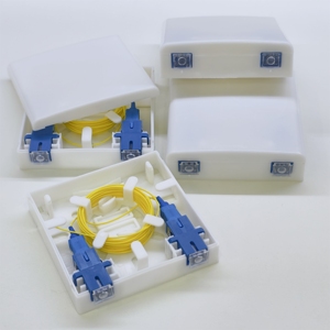 กล่องติดผนังสำหรับใยแก้วนำแสง FTTH แบบแผงแพทช์ 86 ช่อง พร้อมฝาครอบ กล่อง FTTH สำหรับการสื่อสาร กล่องป้องกันใยแก้วนำแสง - Product Image 5