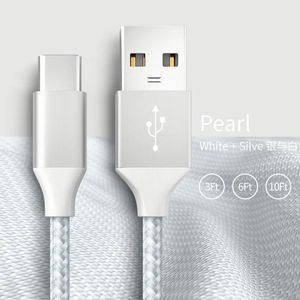 High Quality Nylon Charging Cable 3FT Durable Phone Cables Data Transfer <b>Type</b> <b>C</b> Cable For Phone15 16 Aeries - Product Image 4