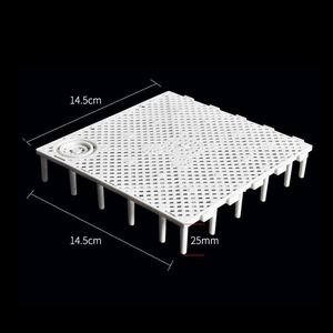 Plaque filtrante inférieure de réservoir de poissons Plastiques de qualité alimentaire Diviseur de sable Plaque d'écran inférieure <span class=keywords><strong>Grille</strong></span> Aquarium Plaque de sous-gravier - Product Image 4