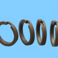 Fournisseur B2B de bandes de glisse en PTFE rempli de bronze brun, pour applications lourdes, pièces de cylindres hydrauliques pour machines minières