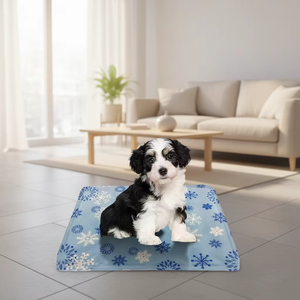 Alfombra Refrescante de PVC de Lujo para Mascotas, Estilo Moderno, Autoenfriable, Plegable, de Gel Suave, para Reptiles, Fácil de Limpiar, No Tóxica, para Verano - Product Image 1