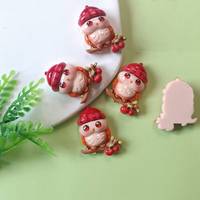 Cabochons en résine à dos plat, série Animaux de dessin animé brillants, pour épingles à cheveux, scrapbooking, bijoux DIY, artisanat et accessoires de décoration