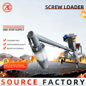 Convoyeur télescopique mobile Zhengkang à vitesse réglable pour le chargement de vis, silo, trémie, ciment en vrac, cendres volantes, poudre - Product Image 1
