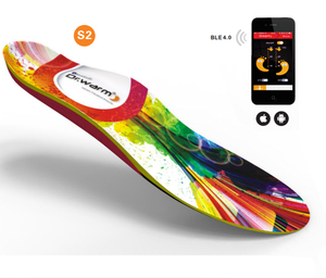 Controlled by smartphone Wireless rechargeable Power King battery heating shoe soles - Product Image 3