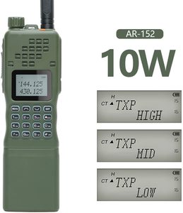Radio bidirectionnelle double bande BAOFENG AR-152 10W 12000mAh, longue autonomie, robuste, portable, longue portée - Product Image 4