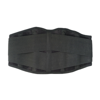 Ceinture de soutien lombaire médicale enveloppante noire de compression, écologique et respirante pour le soulagement des douleurs du bas du dos