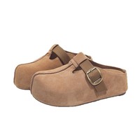 Chaussures à semelle épaisse de style Jiu Jingwei, mules fermées à enfiler, sandales décontractées pour femmes