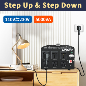 5000W pesante Step up Step Down trasformatore 110V 220V <span class=keywords><strong>Auto</strong></span> convertitore di tensione per uso globale - Product Image 4