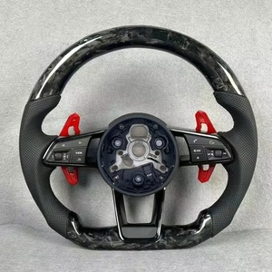 Volant de manette de vitesse en carbone forgé personnalisé pour <span class=keywords><strong>Audi</strong></span> B9 A3 A4 A5 <span class=keywords><strong>S4</strong></span> S5 A6 Q7 TT R8 S6 RS3 RS4 RS7 A8 Q5 S3 B8 RS5 Sport - Product Image 3
