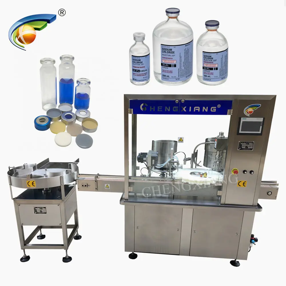 CHENGXIANG Vial Vial Injection Filling Line Vaccine Vial Filling And Capping Machine