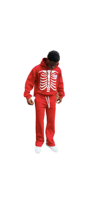 KY Homme Puff Print and Embroidery Luxury Hoodie and Sweatpants Heavy Cotton Sweatpants Man