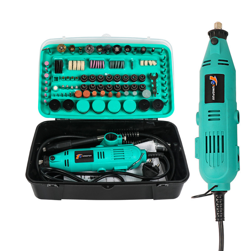 Smerigliatrice Elettrica Portatile 400W, 6 Velocità Regolabili - Per Lavori Fai Da Te, Taglio, Levigatura E Lucidatura