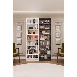 Asra Trend K (09-18) Serie Libreria a Doppio Ripiano | 120x208x30 cm 100% MDFLAM 16 Scomparti Aperti Senza Ante - Product Image 3