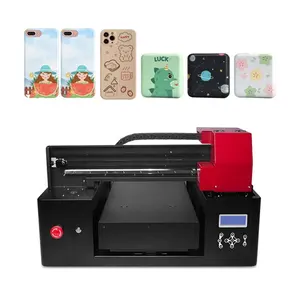 Refinecolor Sale A3 Size 6 Color LED UV Flatbed Inkjet Printer Mobile Phone Case Printer Phone Cover Printing Machine