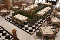 Chaise en rotin pour café-restaurant, banc en bois et cuir pour restaurant, canapé, mobilier, banquette, ensemble table et chaises