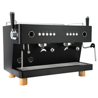 Gemilai CRM3243A Nouveau Multifonctionnel 58mm Manuel Double Chaudière 2 Groupe Professionnel Machine à Café Espresso Commercial