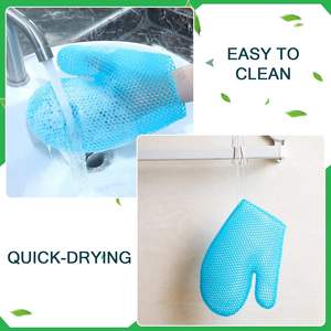 Guantes Exfoliantes de Panal de Abeja Personalizados para Baño, Guantes de TPU de Alta Calidad para Ducha, Exfoliante Facial y Corporal, Herramientas de Masaje para Spa y Baño - Product Image 5