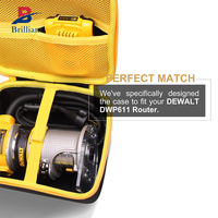 Étui de transport personnalisé en EVA avec fermeture éclair pour routeur sans fil DCW600B/DWP611 20V Max XR - Sac de protection de voyage simple et décontracté pour 2-3 outils