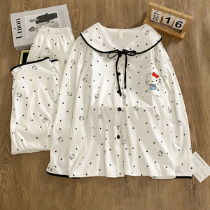 Cárdigan de lana de invierno 260 K, pijamas cálidos gruesos y bonitos, pijamas de mujer, ropa de casa - Product Image 1