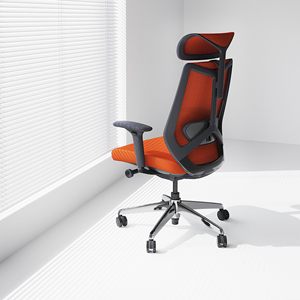 Chaise de bureau gaming de direction à dossier haut entièrement en maille, inclinable, réglable en hauteur et pivotante - Product Image 6