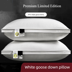 Bán Buôn Khách Sạn Sang Trọng Nhà Thoải Mái Fluffy Ngỗng Xuống Lông Gối Sofa Ném Ngủ Giường Gối - Product Image 2