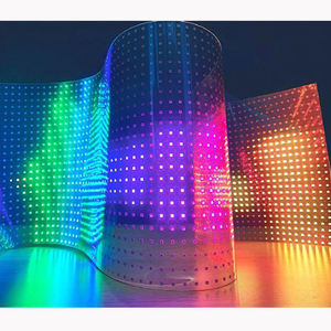 Top mesh panel <b>window</b> outdoor mesh stock market glass film transparent glass <b>screen</b> light-emitting diode display flexible - Product Image 2