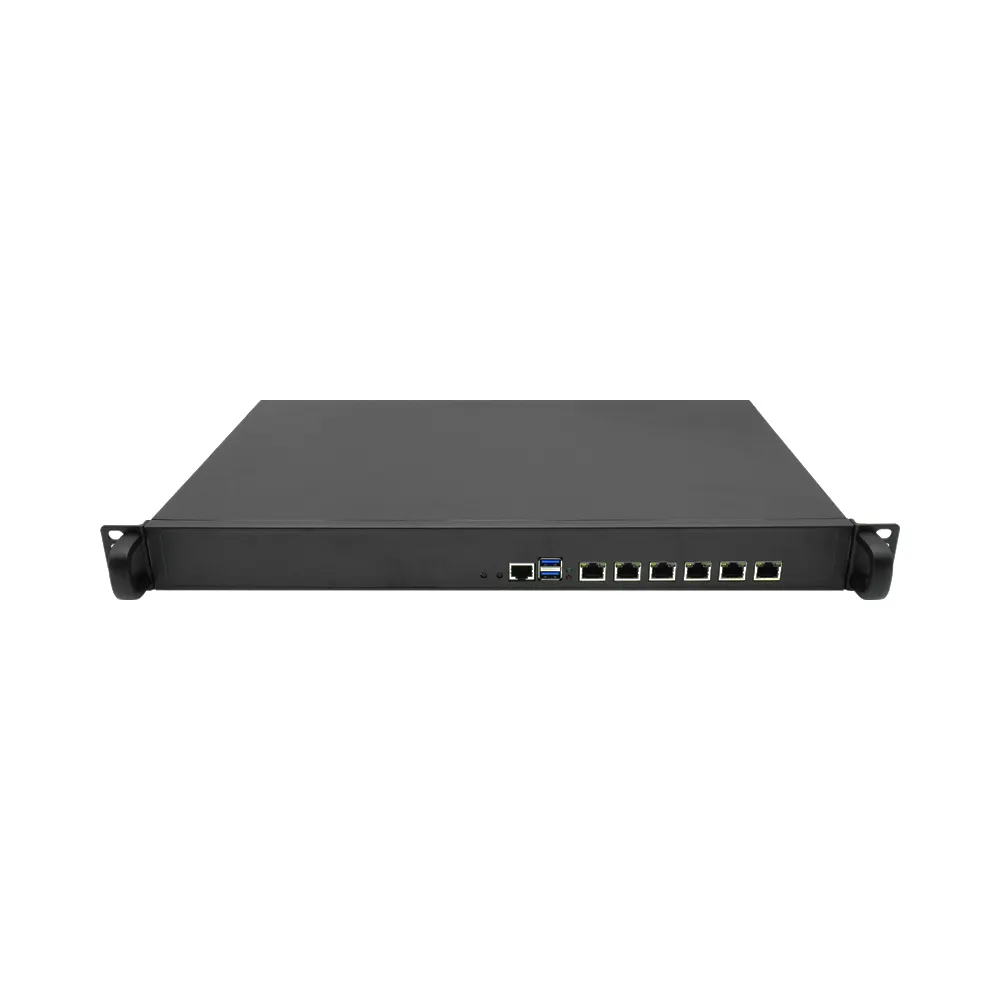 Factory Wholesale 1U firewall Rackmount 6 Lan Inte-I 82574L Firewall Appliance 1u Soft Router pfSense OPNsense Network server